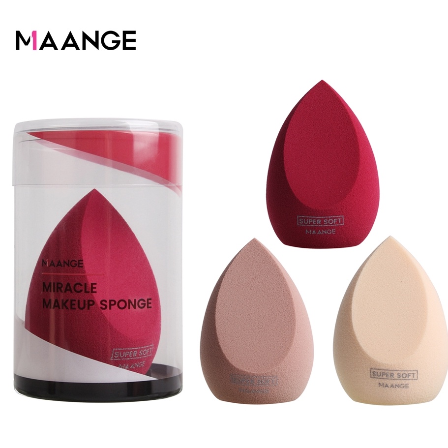 Mút Trang Điểm MAANGE 1(Pcs) Chất lượng Cao mềm, ướt và khô 30g