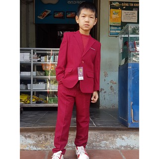bộ vest bé trai cỡ đại