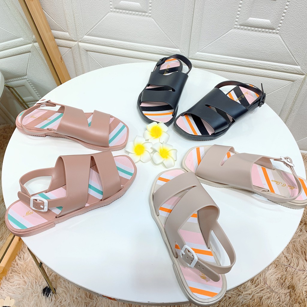 Dép sandal cao su 2 quai MEISHUN 3L04