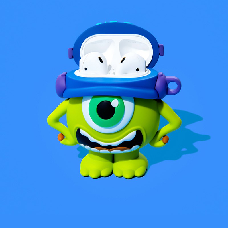 Vỏ Ốp Airpod Silicone Cao Cấp Dành Cho Airpods 1 2 Pro Hình Monster University - Chinchin Case