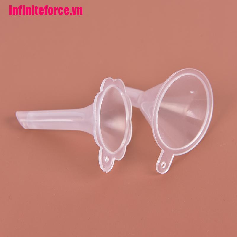 (Hàng Mới Về) Set 2 Phễu Nhựa Mini Rót Tinh Dầu / Nước Hoa Tiện Lợi