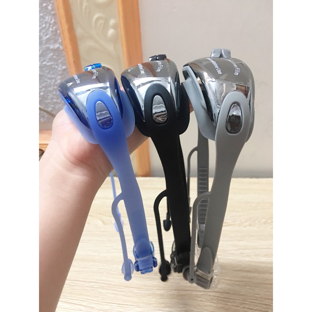 (CÓ VIDEO) Kính bơi tráng gương cao cấp full box, chống UV, hơi nước, có bịt tai liền