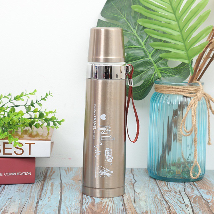Bình Giữ Nhiệt Inox 304 Có Nắp Size 800ML