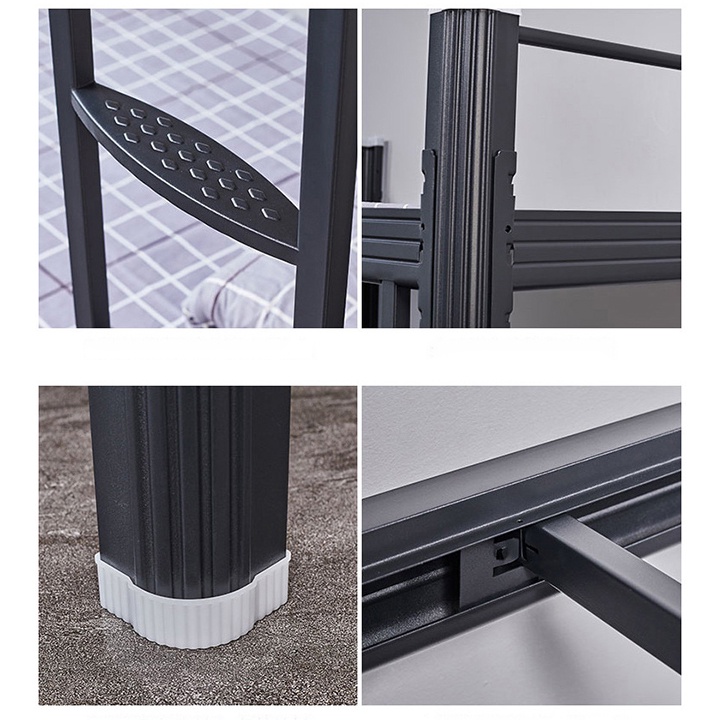 XẢ_Giường 2 tầng kim loại rộng 90cm, dài 2m, cao 1m8 - giường 2 tầng trẻ em
