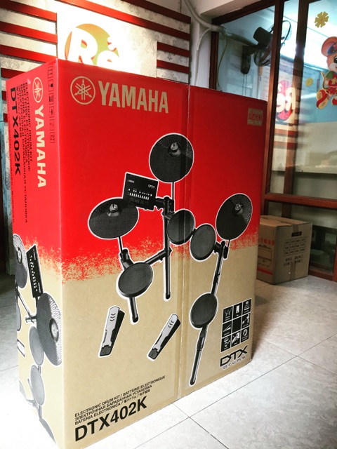 Trống điện tử YAMAHA DTX-402K - Hàng Chính Hãng - Thiết kế tinh gọn sang trọng , âm thanh chuẩn quốc tế