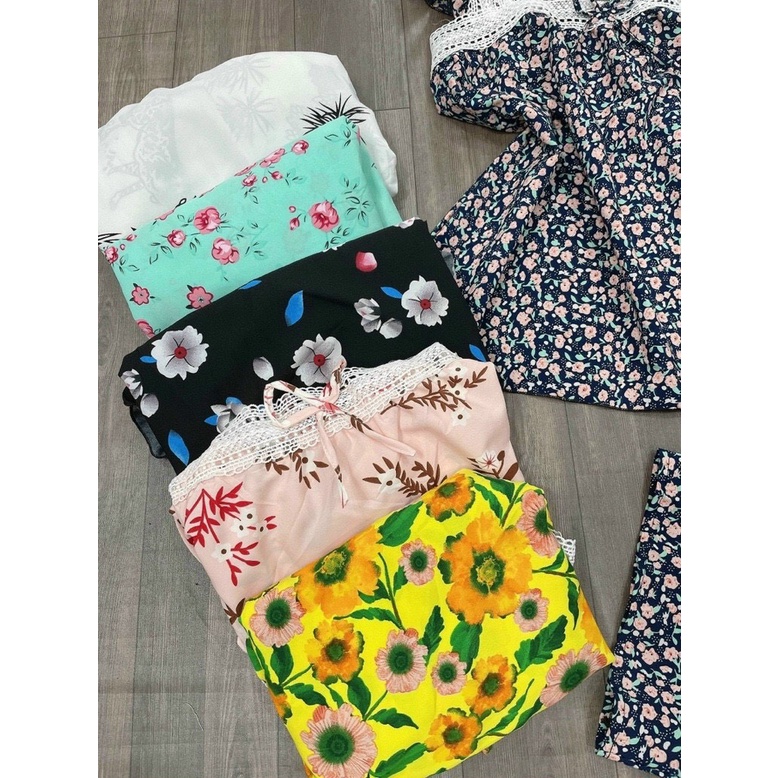 Đồ bộ 2 dây quần dài mặc nhà siêu dễ thương lụa mềm mịn - Đồ ngủ hai dây quần dài