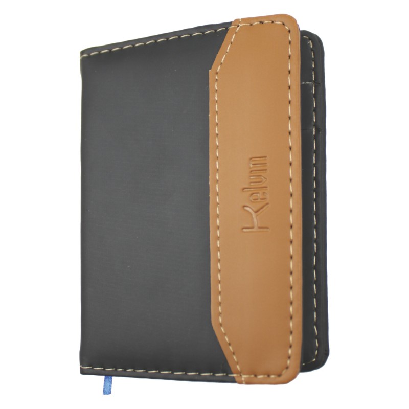 Sổ bìa da Bỏ túi B7 Kelvin 200 trang offset 70/76 Klong ms360 thuận tiện ghi chú SOKLONG