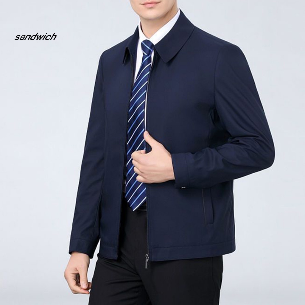 Áo Khoác Cổ Bẻ Thời Trang Công Sở Thanh Lịch Cho Nam