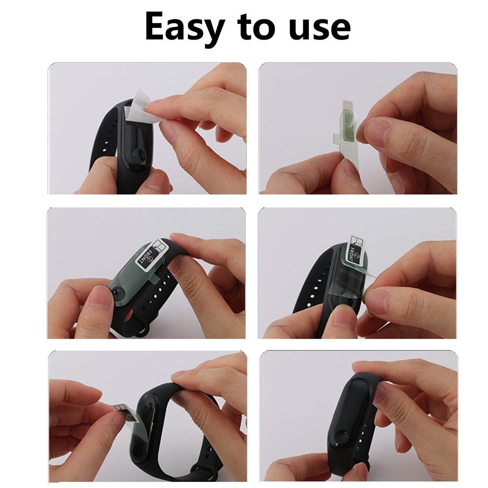 Miếng dán TPU chống trầy xước cho mặt đồng hồ Xiaomi Mi band 3