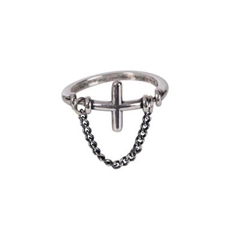 Bộ 3 chiếc Nhẫn thánh giá nam nữ unisex nối thắt đai thả tua cá tính