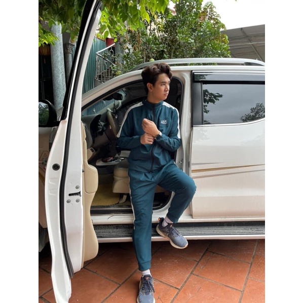 Bộ áo khoác nỉ SQUID GAME bộ quần áo trò chơi con mực hot trend