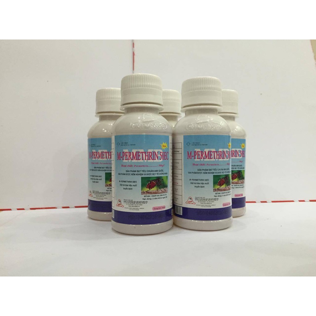 THUỐC DIỆT MUỖI PERMETHRIN 50EC - 100ML
