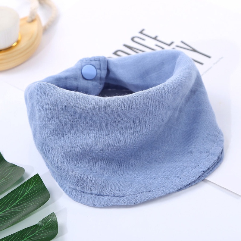 Yếm Ăn Cotton Hình Tam Giác Dễ Thương Cho Bé