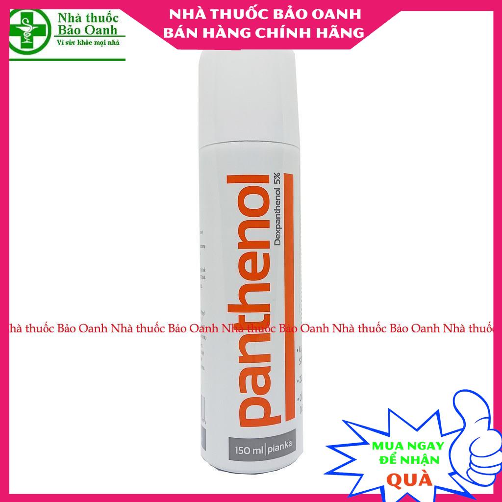 Panthenol Foam chai xịt 150ml - Xịt bỏng da và làm dịu da