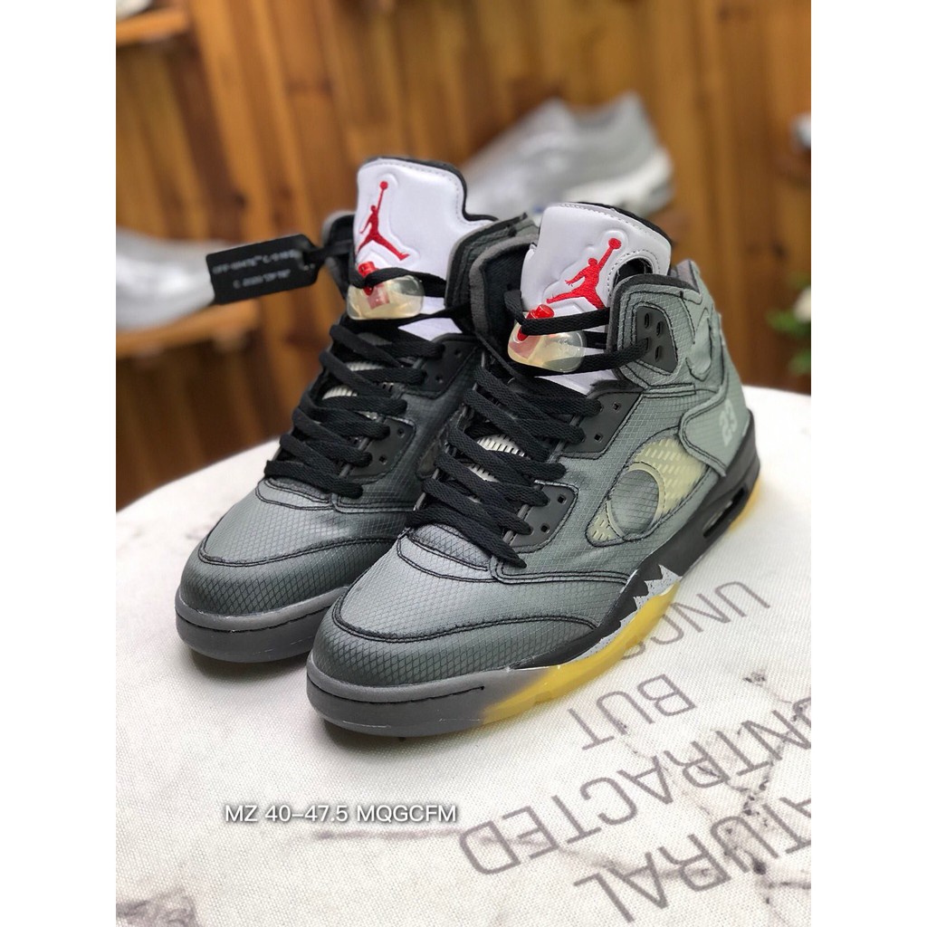 📦 FULLBOX 🌐 ORDER  🎀 SALE 50% 🎀 💯 ẢNH THẬT 🏷 Air Jordan 5 AJ5 x Off-white CT8480-001 🏷 👟 GIÀY NAM NỮ 👟