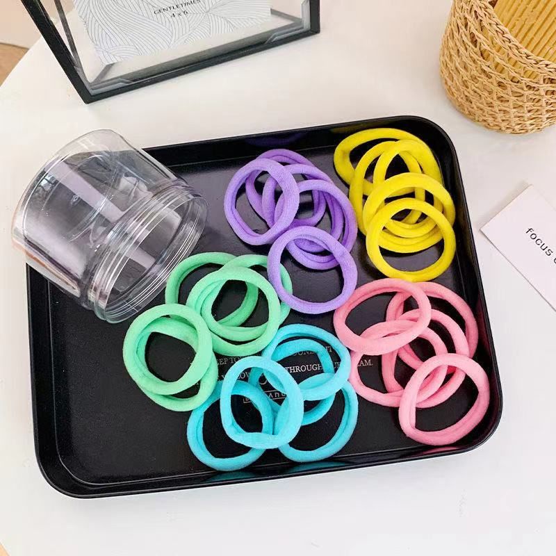 Dây cột tóc siêu mềm màu pastel xinh xắn Ulzzang
