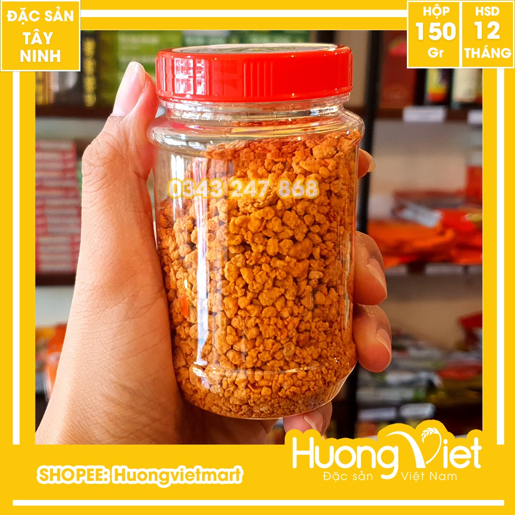 Muối tôm Tây Ninh hạt to cay nhẹ loại 1 ngon 200g, làm từ tôm và muối phơi dưới nắng Tây Ninh thích hợp chấm trái cây