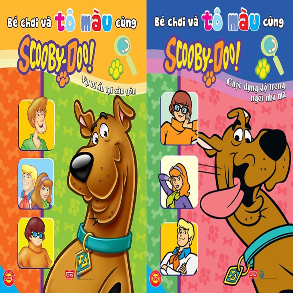 Sách Bé Chơi Và Tô Màu Cùng Scooby-Dô (2 cuốn) | BigBuy360 - bigbuy360.vn