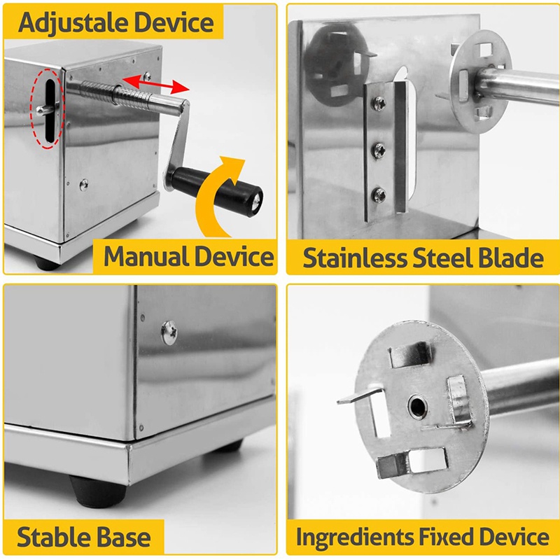 Dụng Cụ Cắt Khoai Tây Lốc Xoáy Tiện Lợi