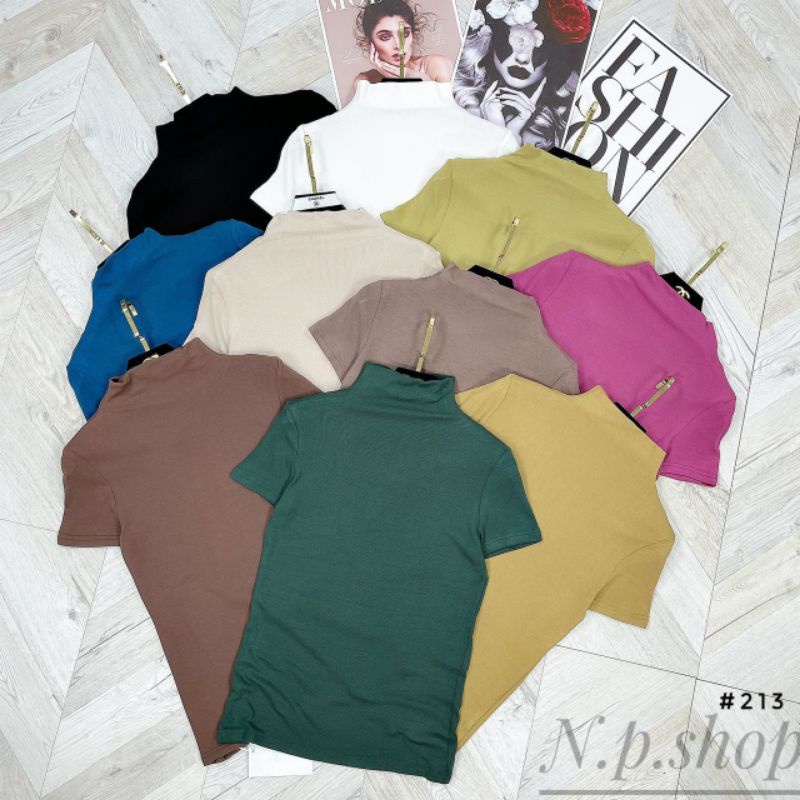 Hot Áo thun tăm quảng châu ngắn tay body