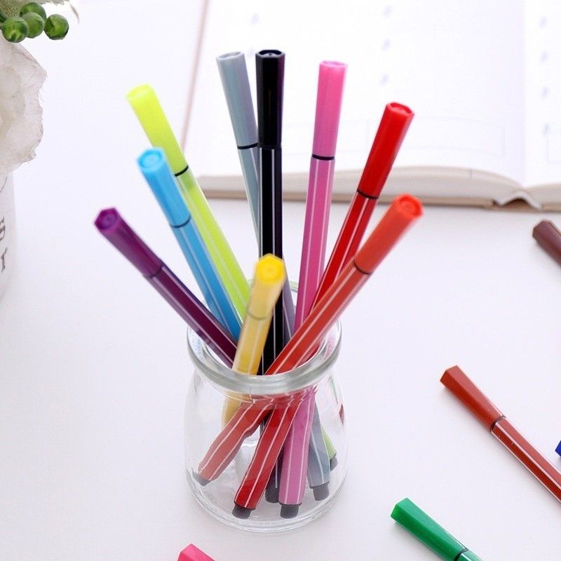 Hộp màu dạ water pen 12 màu có hộp đựng bảo quản