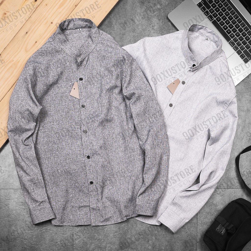 Áo Sơ Mi Nam dài tay vải đũi kiểu dáng Hàn Quốc , mát mẻ , trẻ trung , năng động