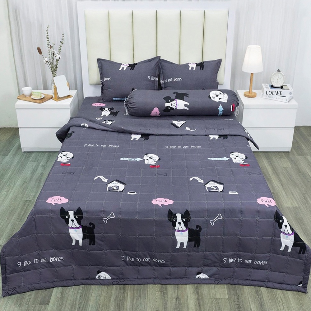 CHĂN HÈ thu [ Sét 5 món ] chất đẹp mềm mịn (Được lựa mẫu) - ZingZingMart