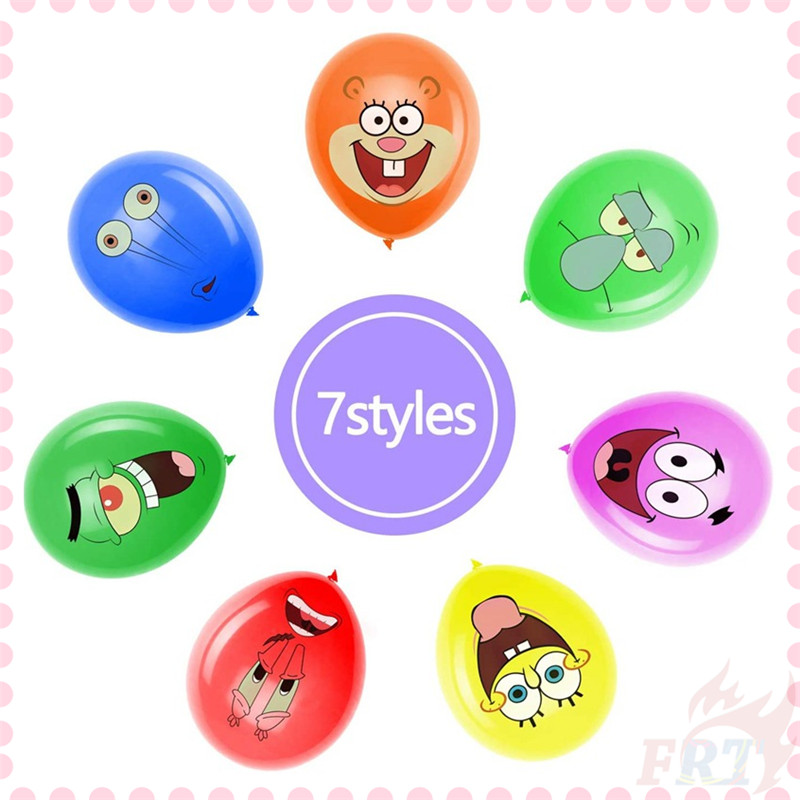 Bong bóng cao su 12 inch SpongeBob SquarePants trang trí tiệc sinh nhật phòng em bé