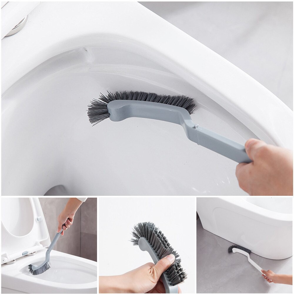 Bàn chải vệ sinh bằng nhựa hình bán nguyệt dài 35cm