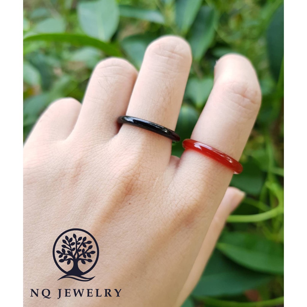 Nhẫn mã não (1 chiếc) - NQ Jewelry