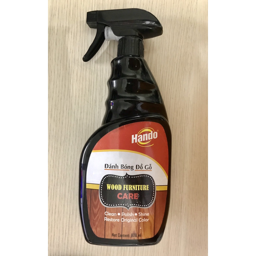 Xịt làm sạch, đánh bóng và bảo dưỡng Đồ Gỗ Hando 600ml