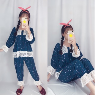 Đồ bộ ngủ tole ren