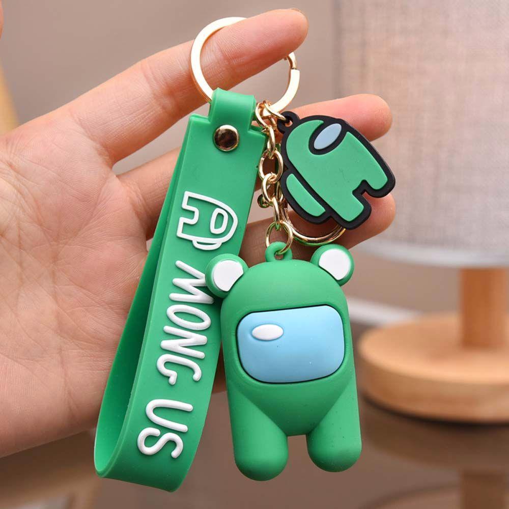 Móc Khóa Nhựa PVC Hình Người Sói Nhiều Màu Sắc Dễ Thương