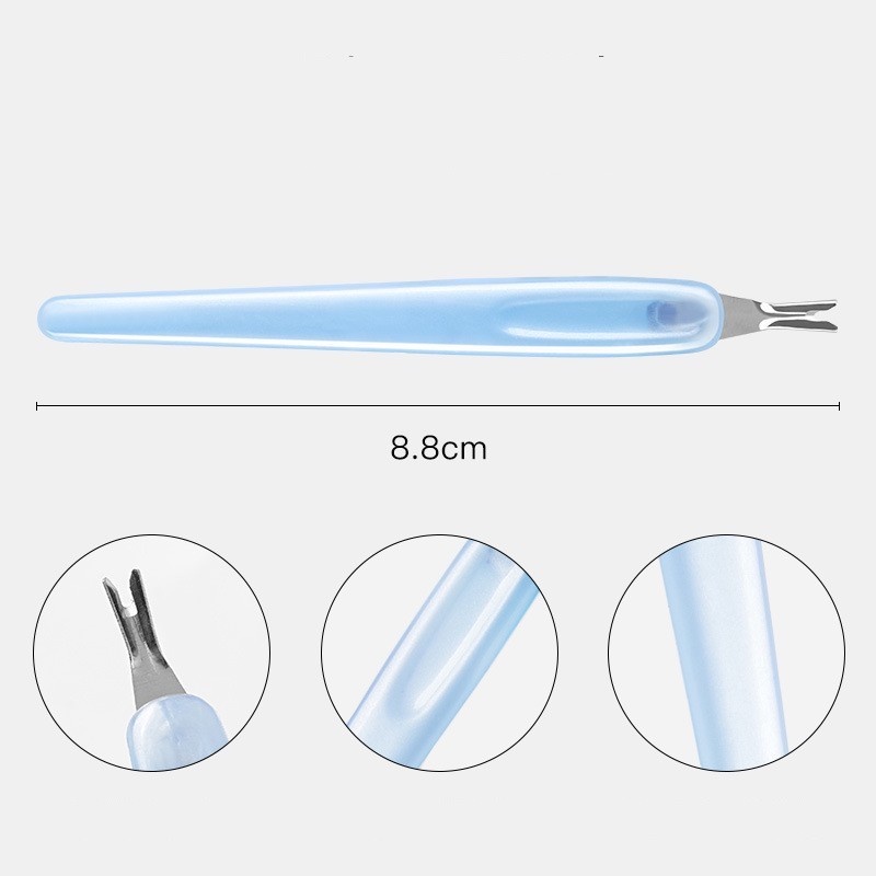 [Hàng mới về] Nĩa loại bỏ da chết cho móng tay làm từ thép không gỉ