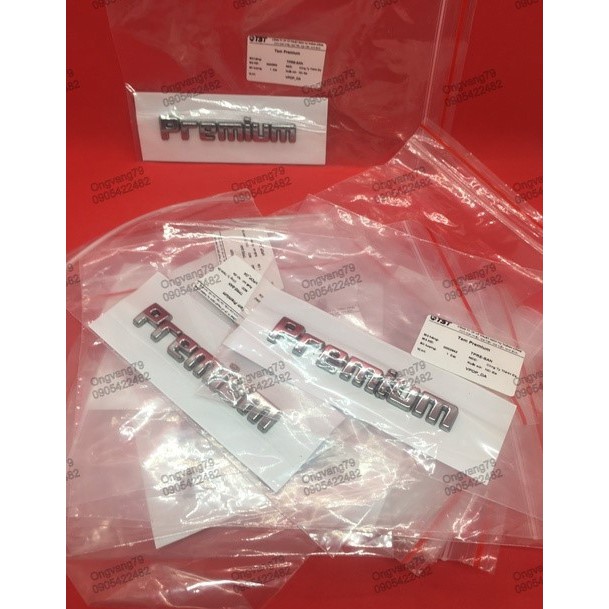 Logo chữ nổi Premium, Santafe, Htrac 2.2D, Htrac, 2.2D dán đuôi xe Santafe 2019, 2020, 2021