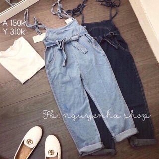 Sét yếm Jean Baggy
