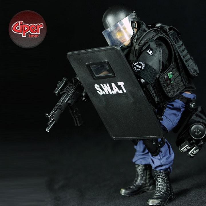 Mô hình Figure Lính Đặc Nhiệm Swat 1/6 - Shield Player NX03