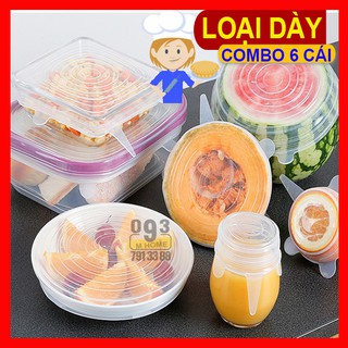 Combo 6 Miếng Màng Bọc Thực Phẩm An Toàn Vệ Sinh