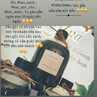 Dầu gội thảo mộc