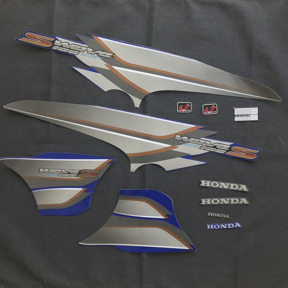 [CỰC RẺ] Bộ tem dán full xe WAVE S 100CC ( ĐỦ MÀU )