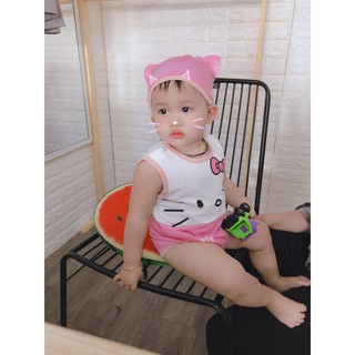 Bộ Bodysuit Cho Bé Hình Hello Kitty -Winbaby - BDS_HELLOKITTY