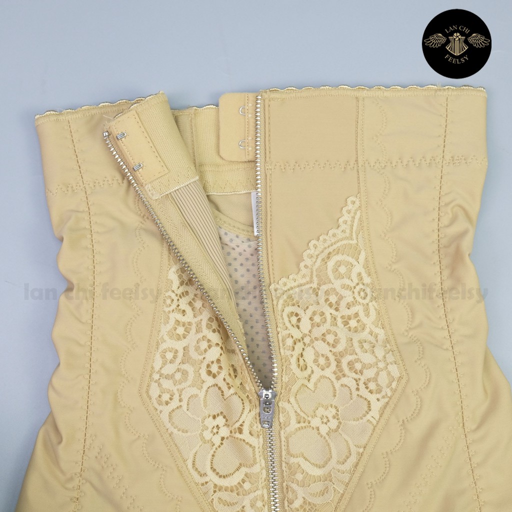 Quần gen bụng khóa zip giảm mỡ cạp cao Q102 thanh định hình siết eo chống cuộn,nâng mông chống xệ,mặc váy không lộ | BigBuy360 - bigbuy360.vn