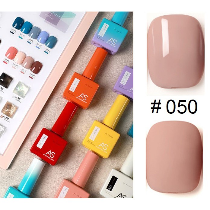 Sơn Gel AS chai Vuông mẫu mới Mã VP 46.50 ( Cam Kết Chính Hãng _ chọn màu tự do hơn 2000 màu)