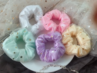 Dây buộc tóc Scrunchies 2 lớp