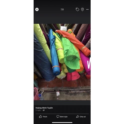 Vải Diều Víp không co rãn bởi nhiệt độ thời tiết không thấm không lọt gió