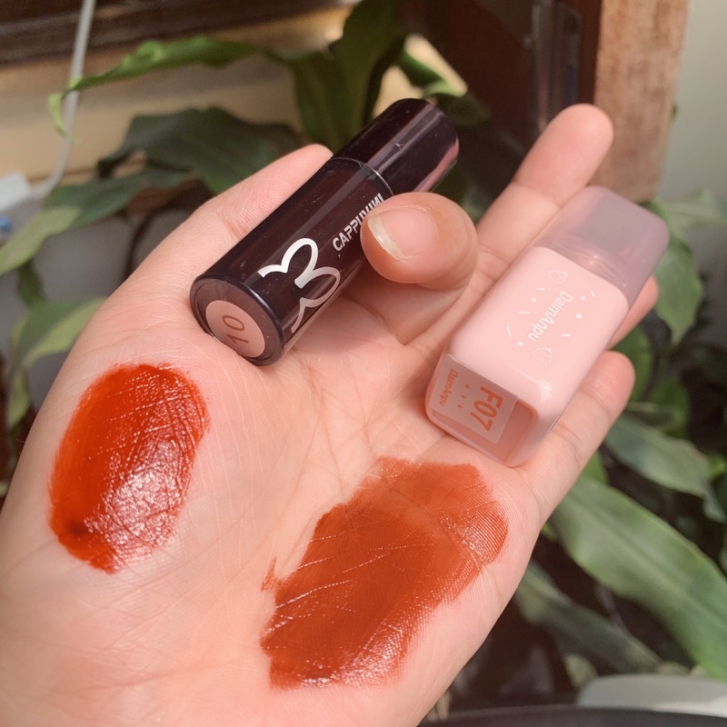 Son bóng nội địa trung siêu lì Cappuvini đen 10