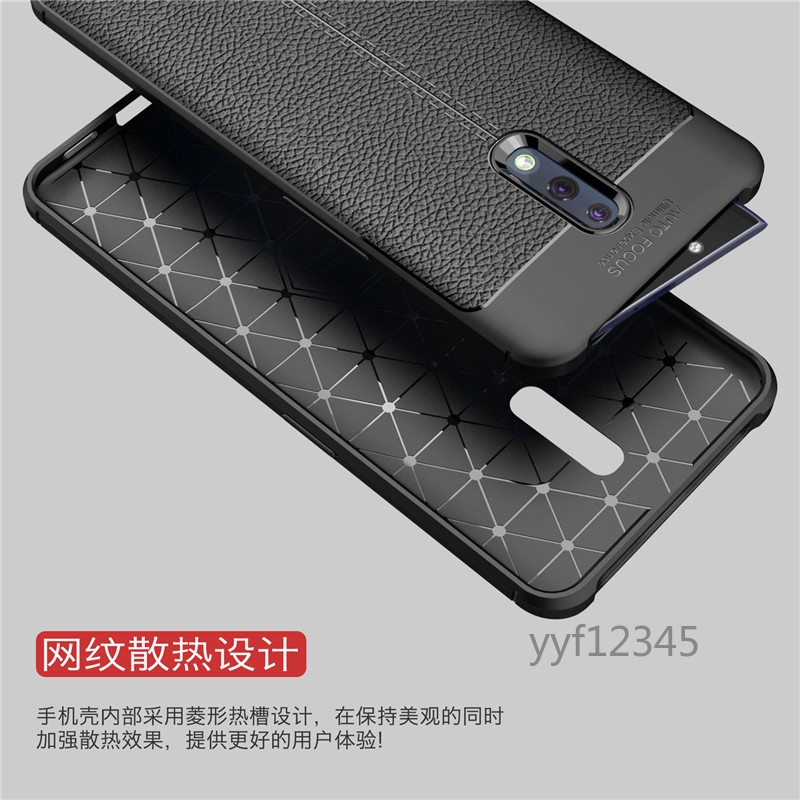 Ốp điện thoại vân da dành cho Oppo Reno Cph1917