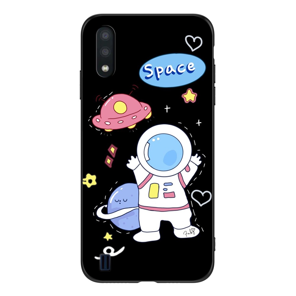 Ốp Điện Thoại tpu Silicone Mềm Hình Mèo Xinh Xắn Cho Samsung A01 Samsung Galaxy A01 GalaxyA01 A 01 A015 5.7inch