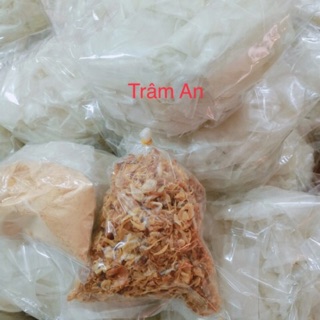 Combo 1kg rìa phơi sương, 100g hành phi, 100g muối tỏi