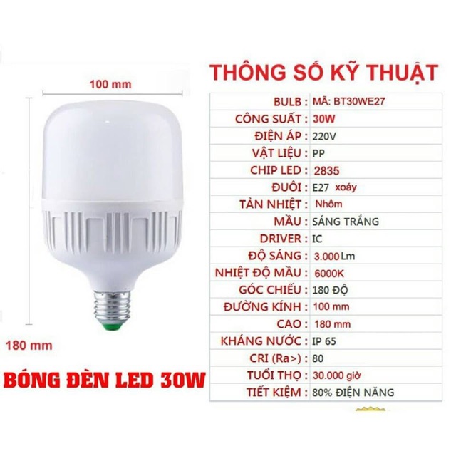 Bóng Đèn Led LINH PHI siêu sáng, tiết kiệm điện